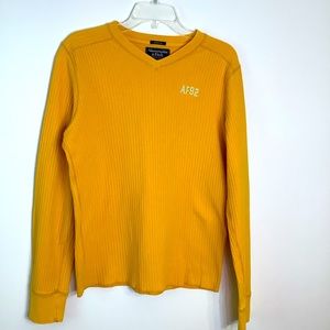 Vintage, Abercrombie and Fitch, Men’s long sleeve, V-neck, muscle shirt. Size M